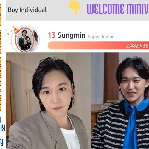 Behind-the-scenes cut of Sungmin (Super Junior)