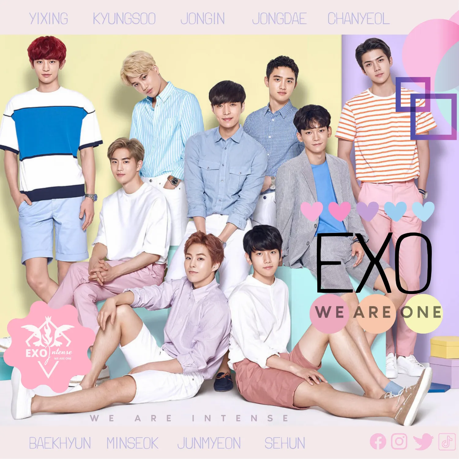 EXO의 비하인드 컷