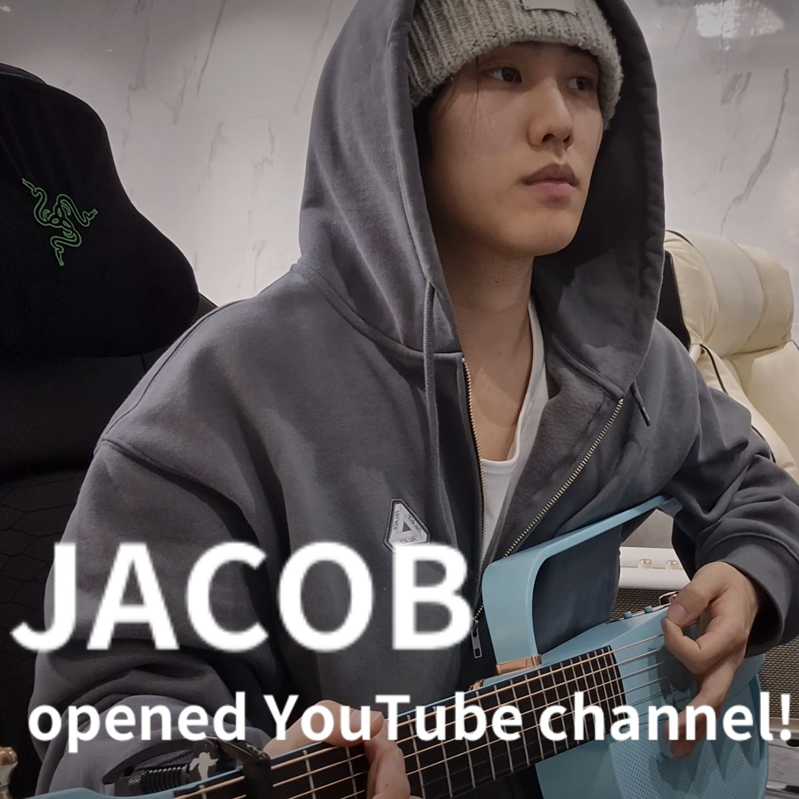 Behind-the-scenes cut of Jacob (THE BOYZ)
