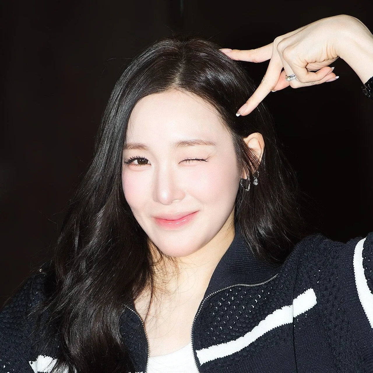 A moment captured by Tiffany Young (Girls' Generation)'s fan