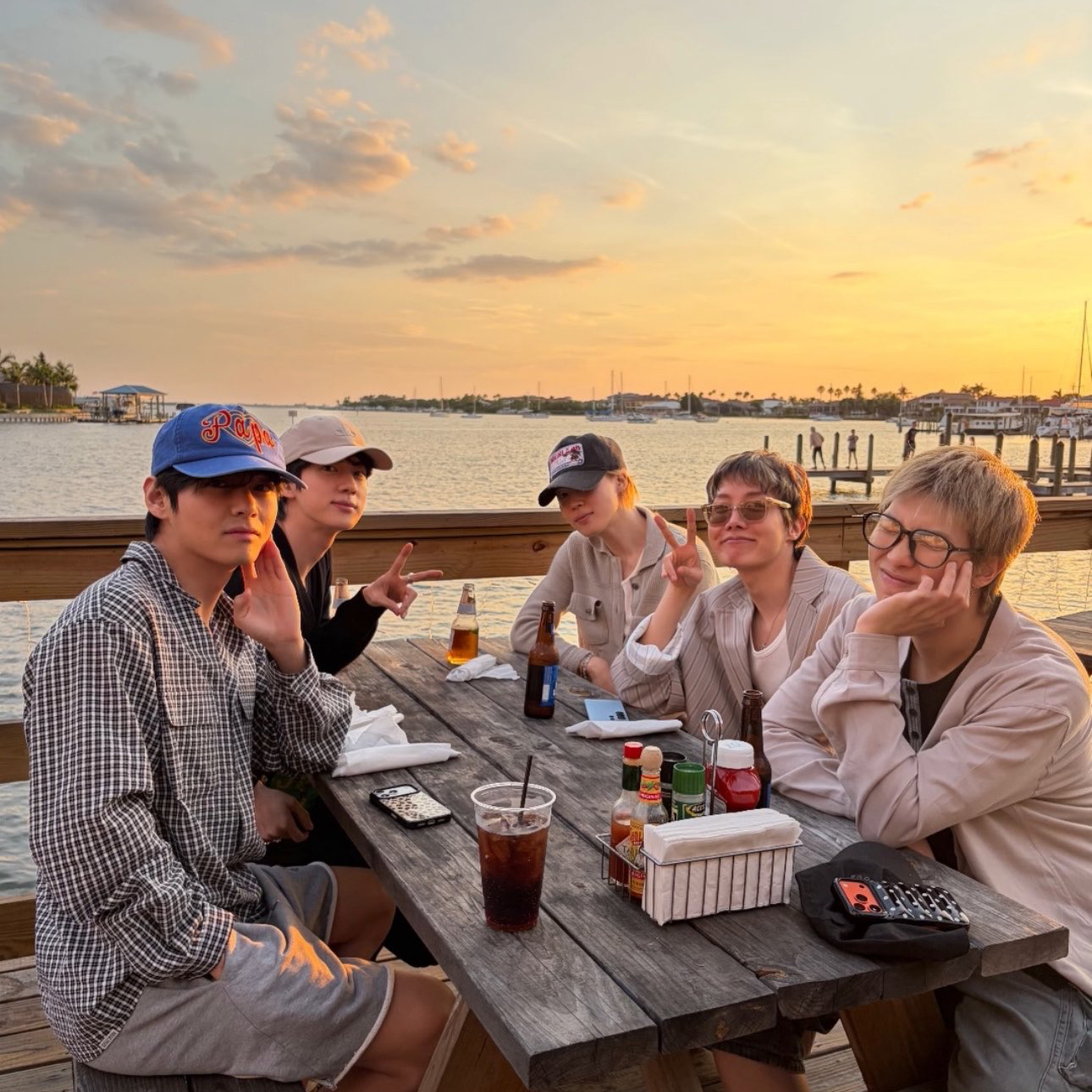 防彈少年團粉絲拍下的瞬間