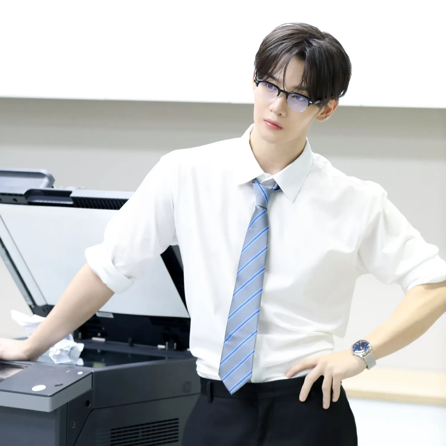A moment captured by Bae Jinyoung's fan