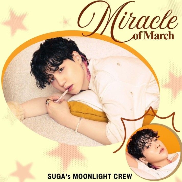 A moment captured by SUGA (BTS)'s fan