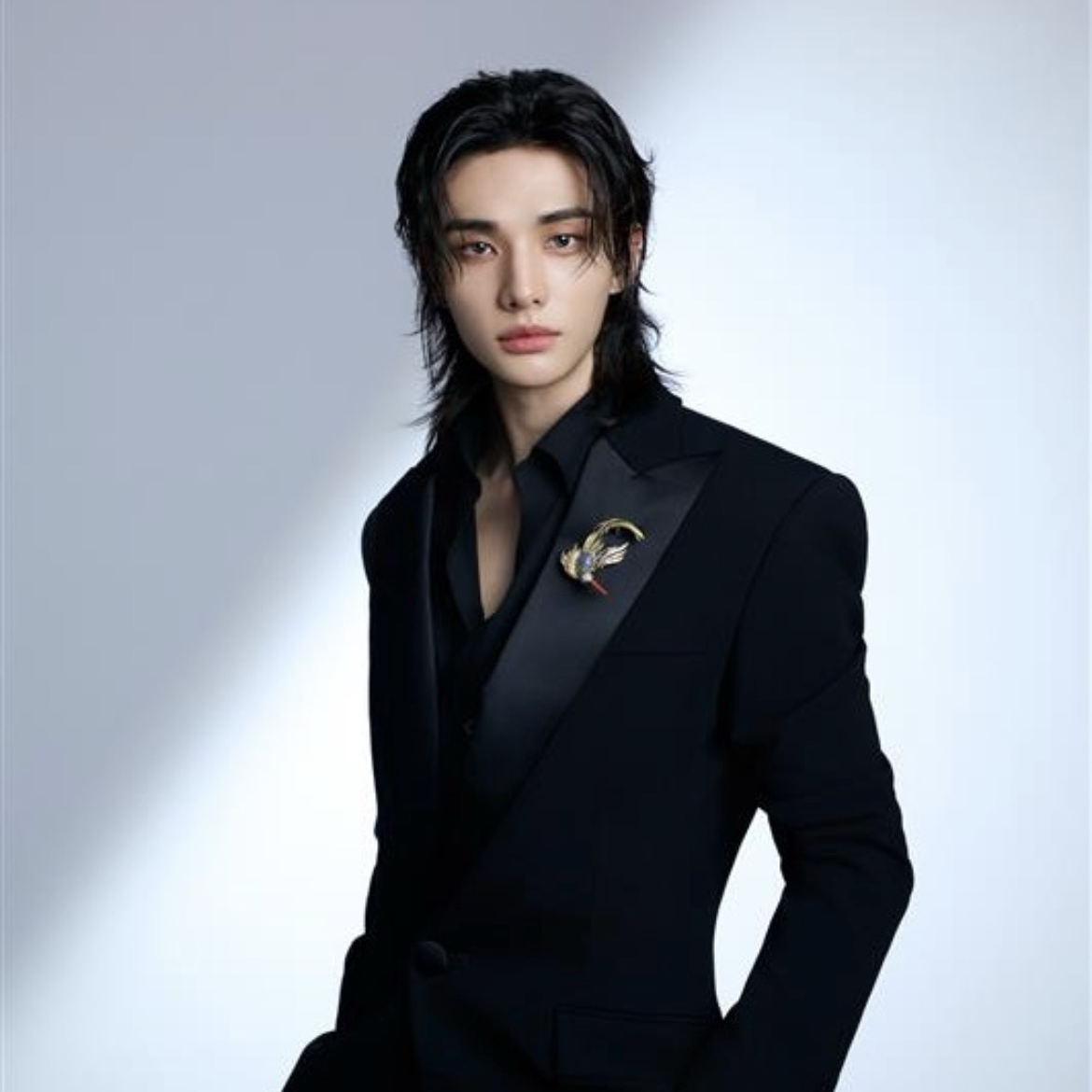 A moment captured by Hyunjin (Stray Kids)'s fan