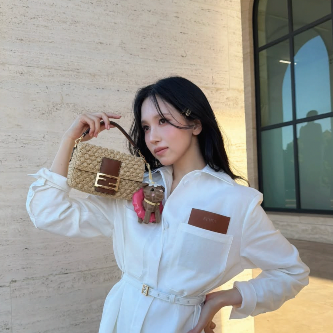 Mina (TWICE)粉絲拍下的瞬間