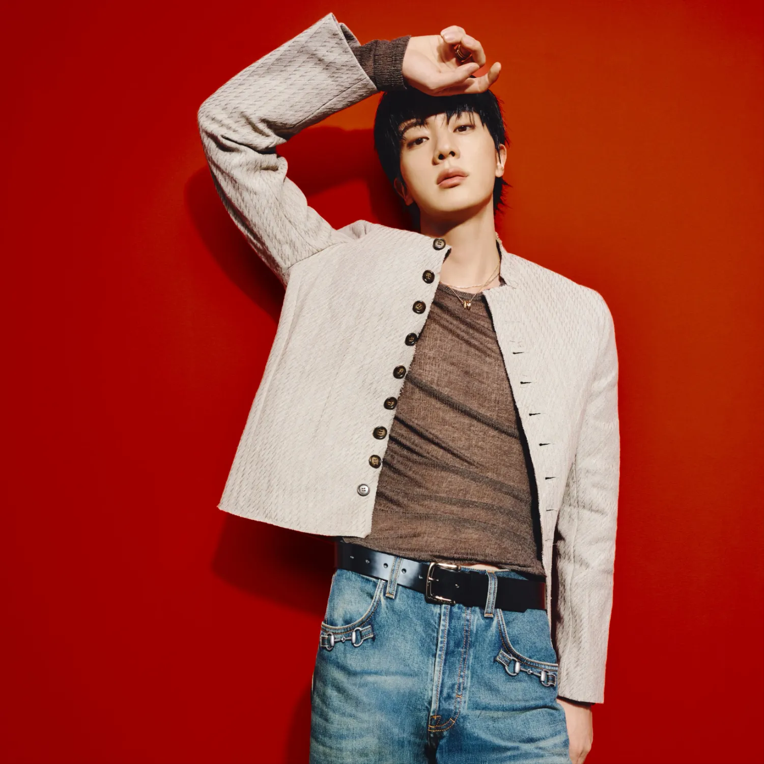 Potret di balik layar Jin (BTS)