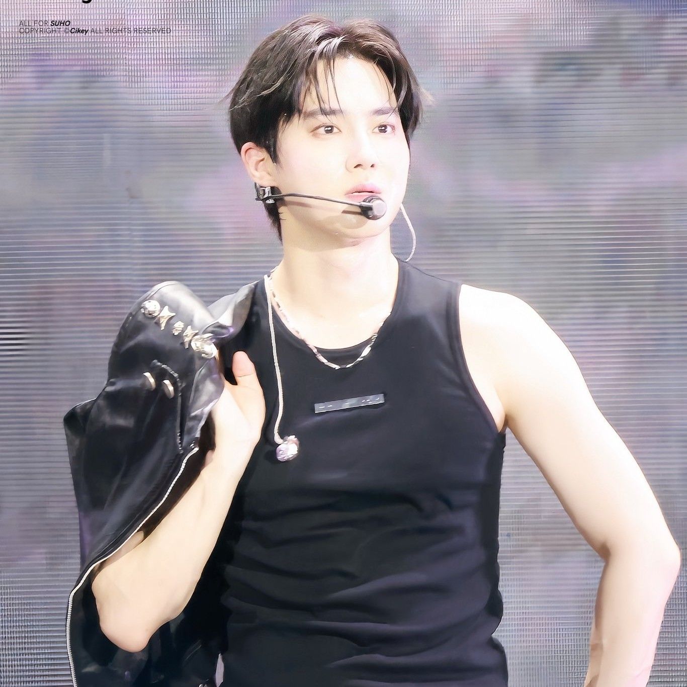 Recent activity shot of Suho (EXO)