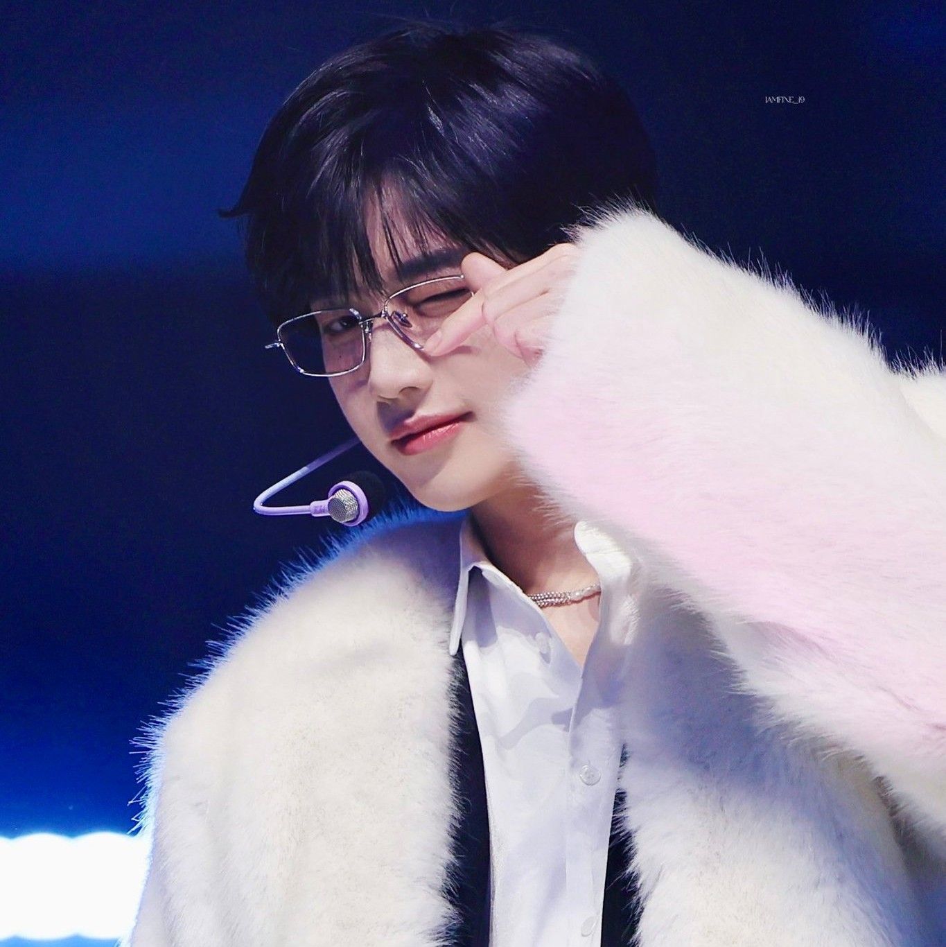 A moment captured by Zhang Hao (ZEROBASEONE)'s fan