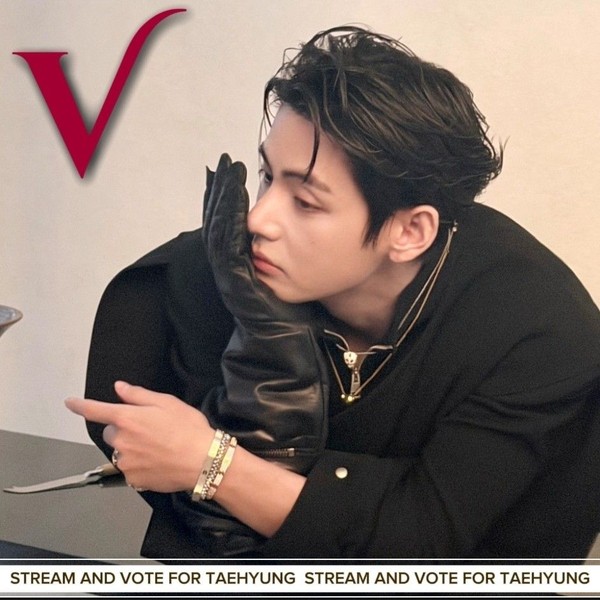 Shining profile picture of V (BTS) on today's Choeaedol