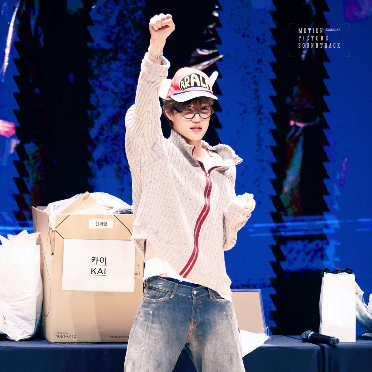 Momen yang diabadikan oleh penggemar Kai (EXO)