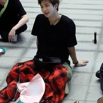 A moment captured by BTS's fan