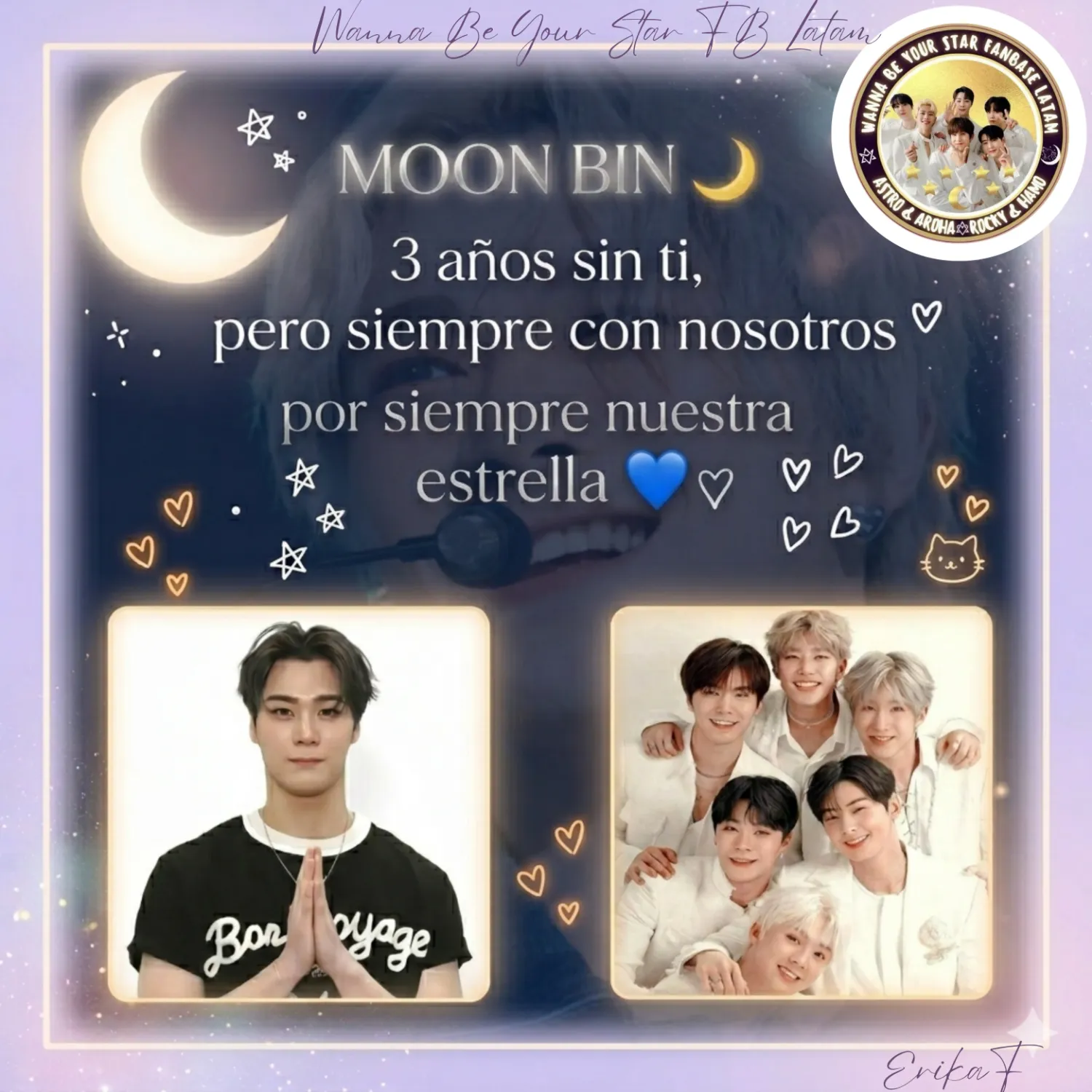 Recent activity shot of Moonbin (ASTRO)