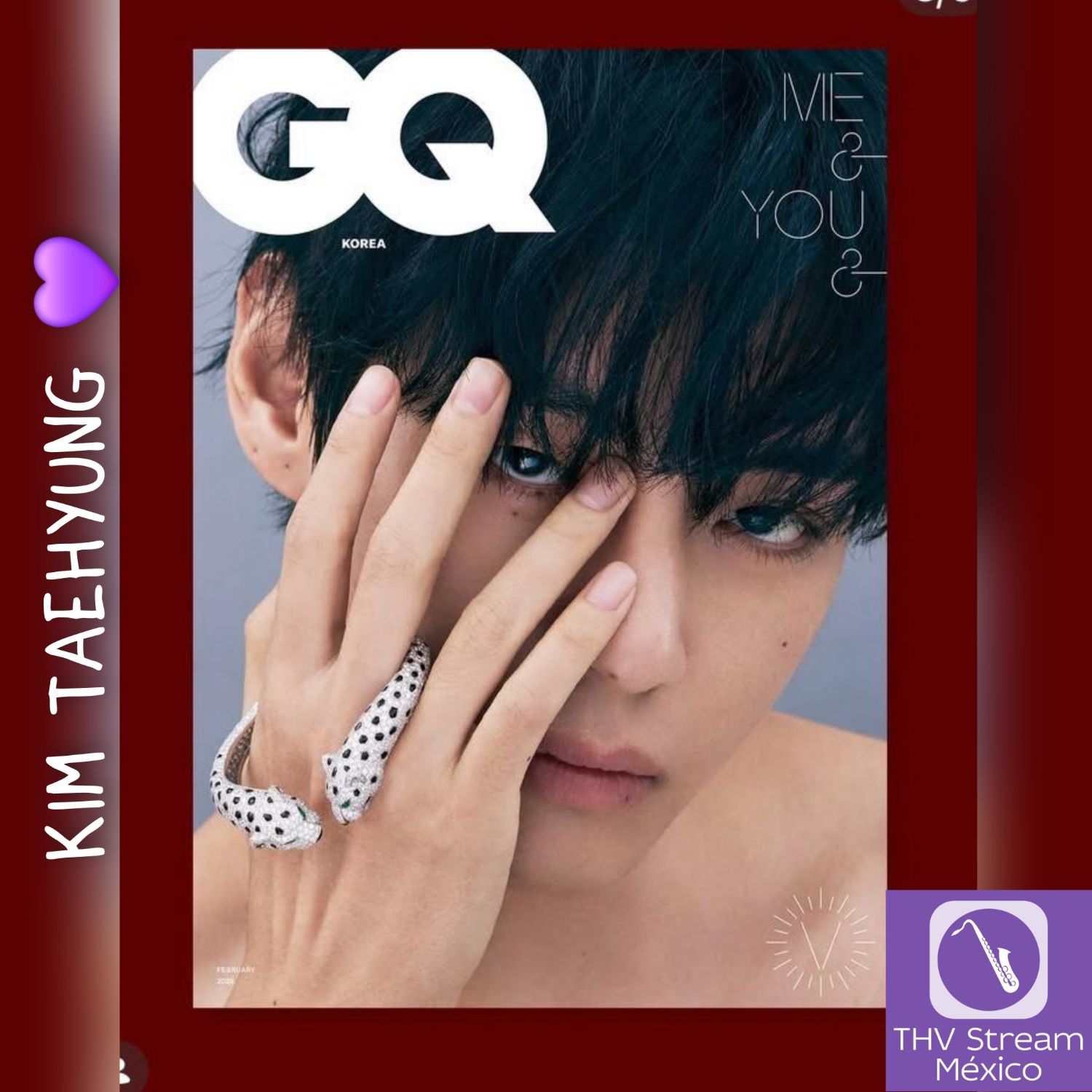 Foto aktivitas terbaru V (BTS)