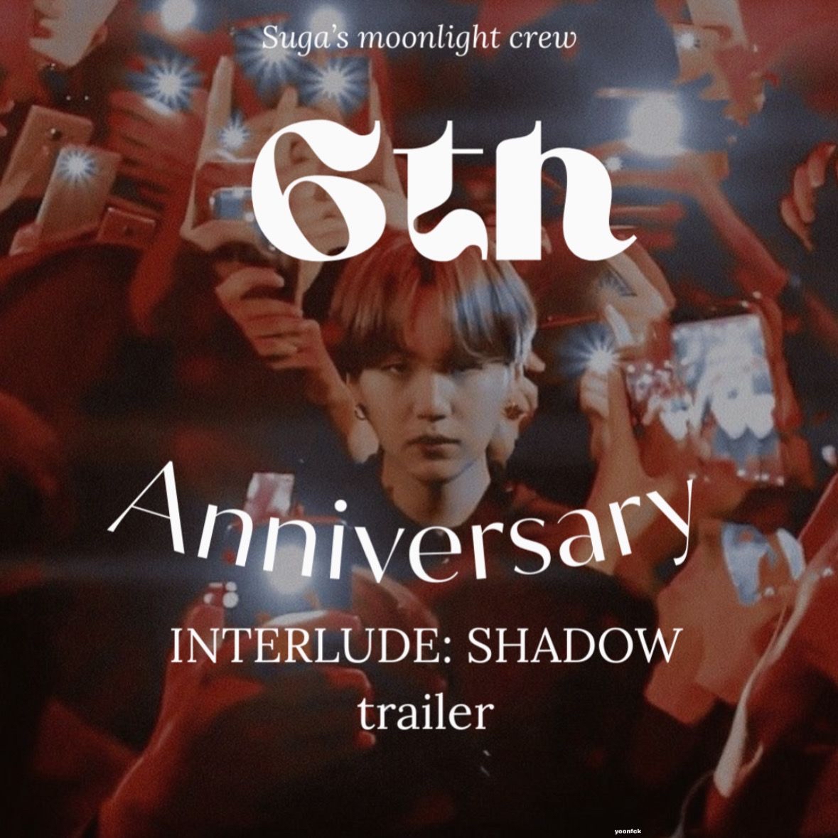 A moment captured by SUGA (BTS)'s fan