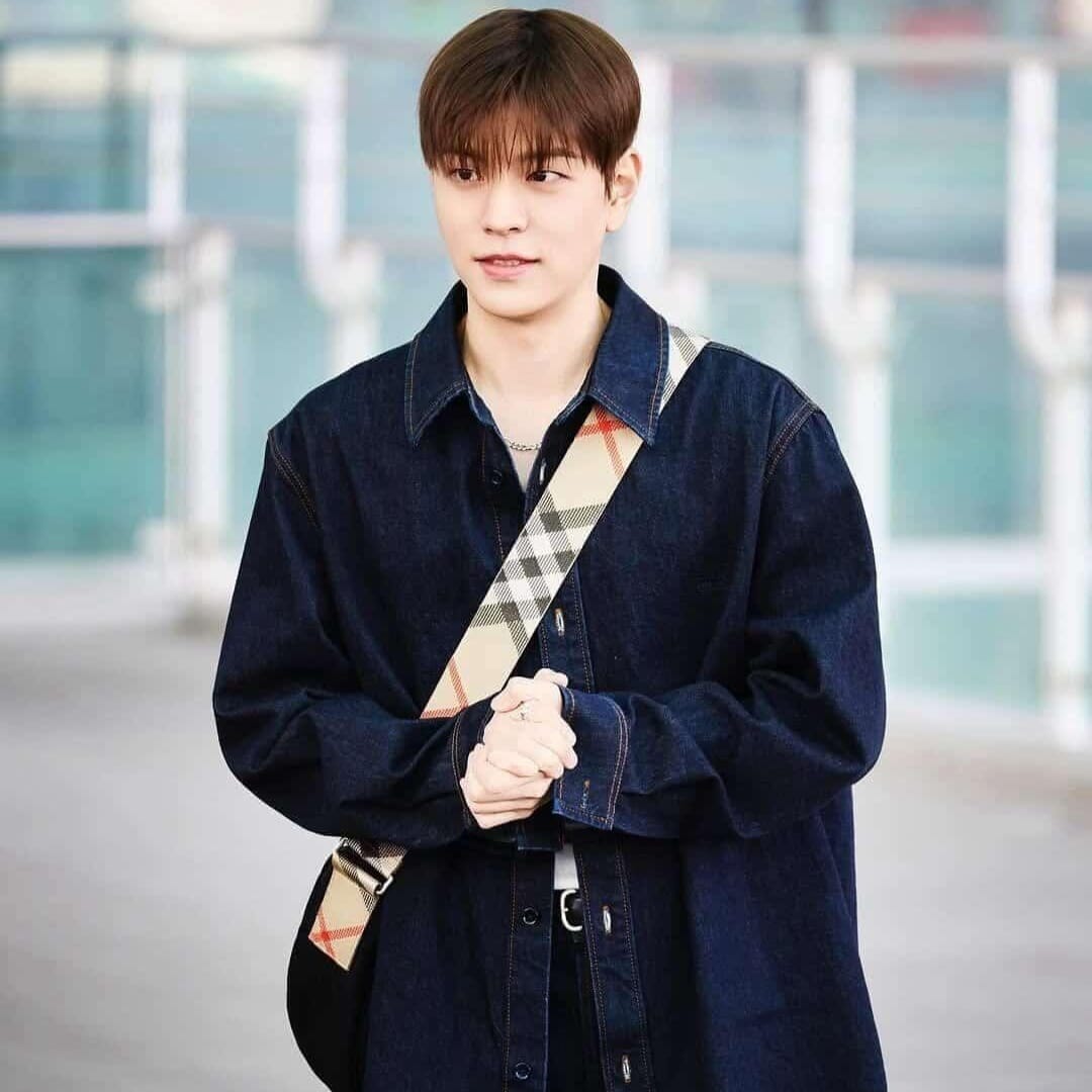 A moment captured by Stray Kids's fan