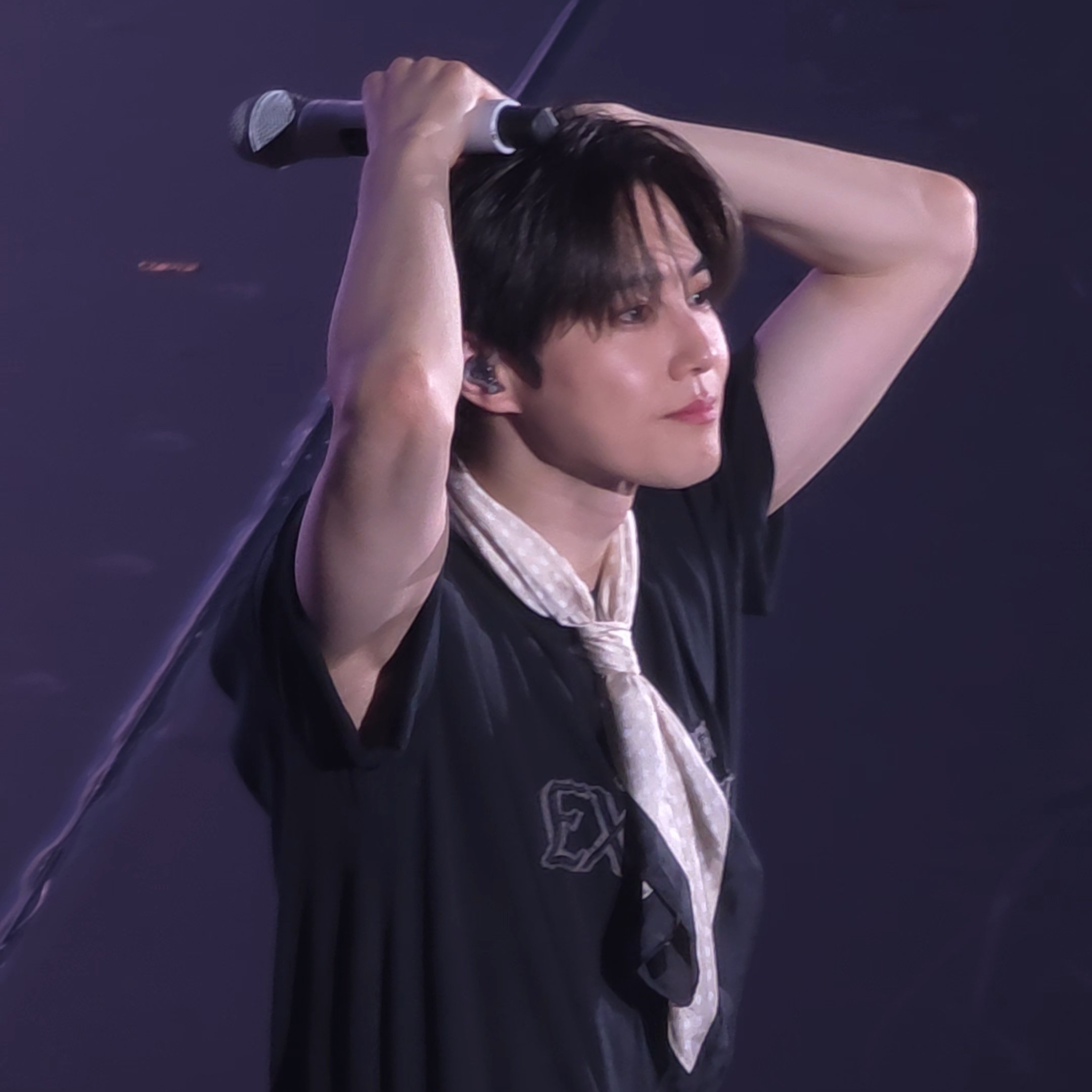 Recent activity shot of Suho (EXO)