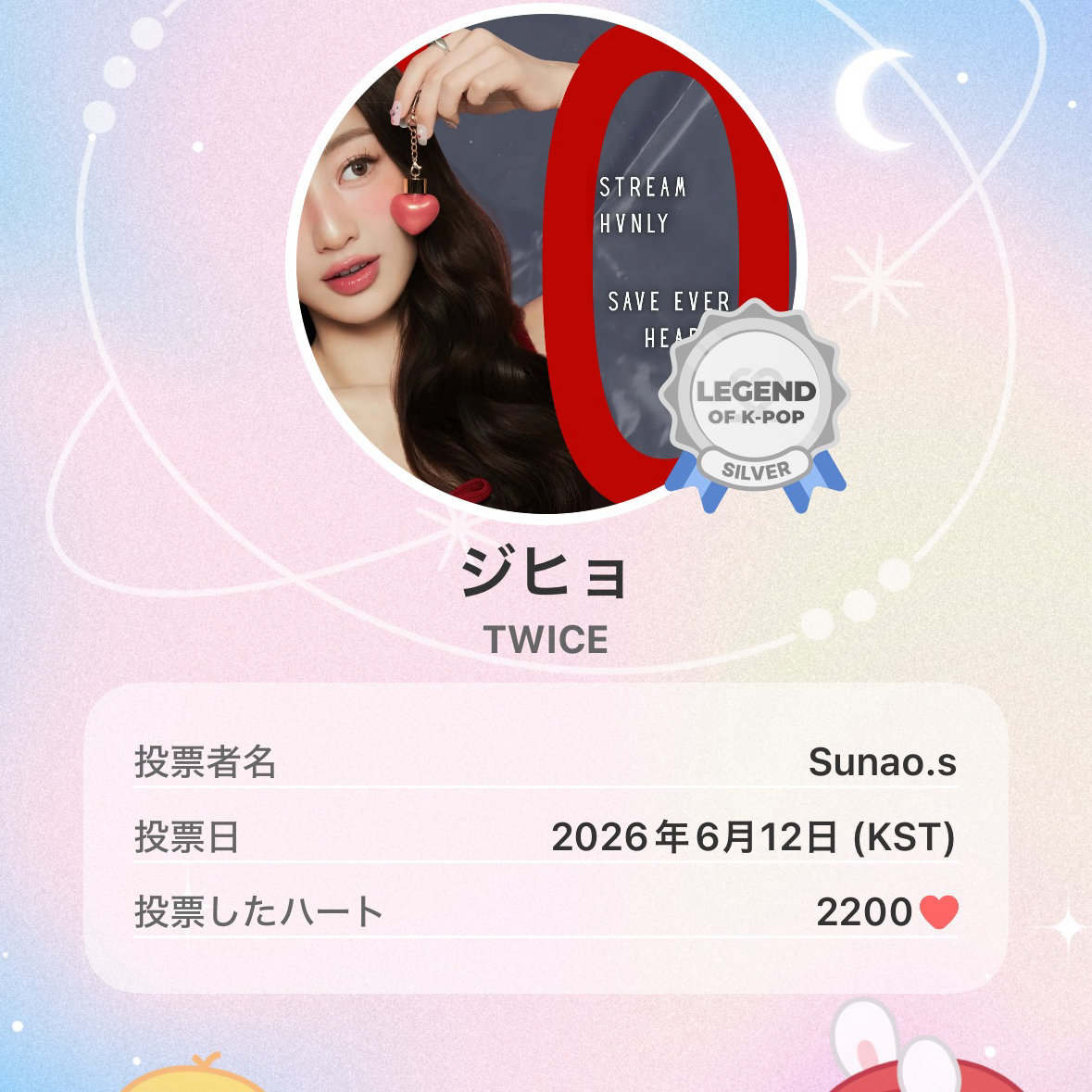 A moment captured by Jihyo (TWICE)'s fan
