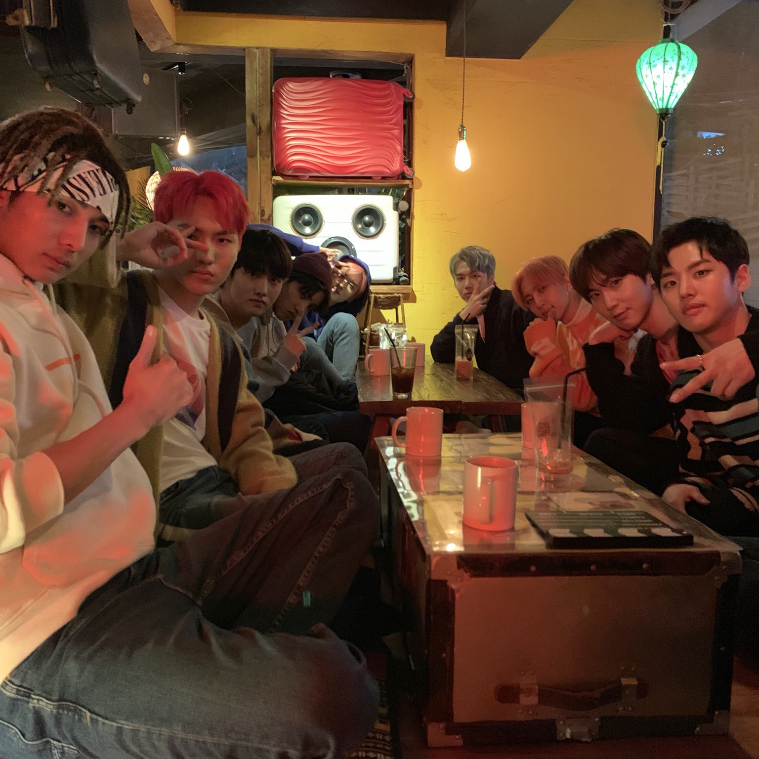 A moment captured by PENTAGON's fan