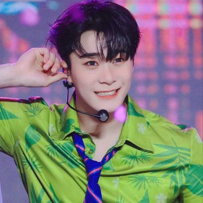 Recent activity shot of Moonbin (ASTRO)