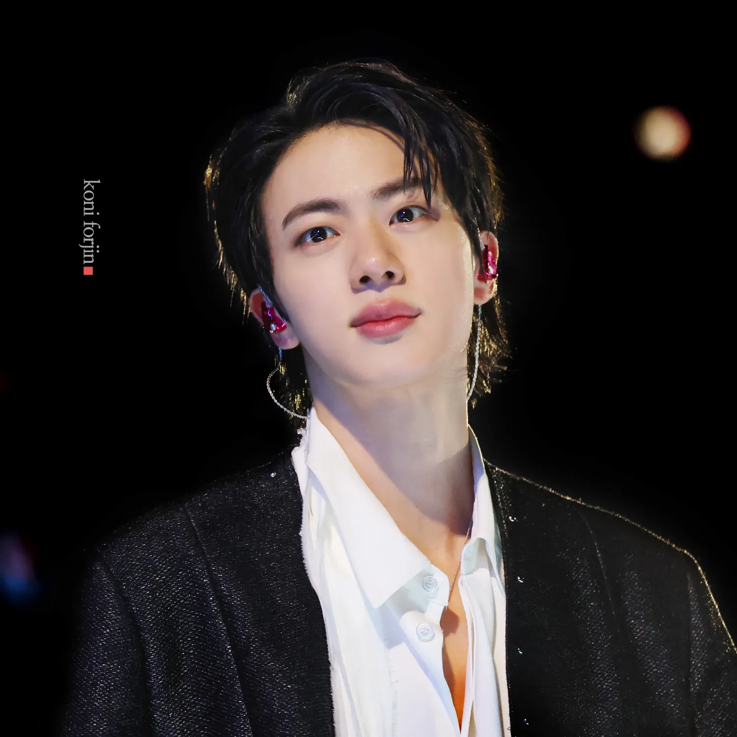 Recent activity shot of Jin (BTS)