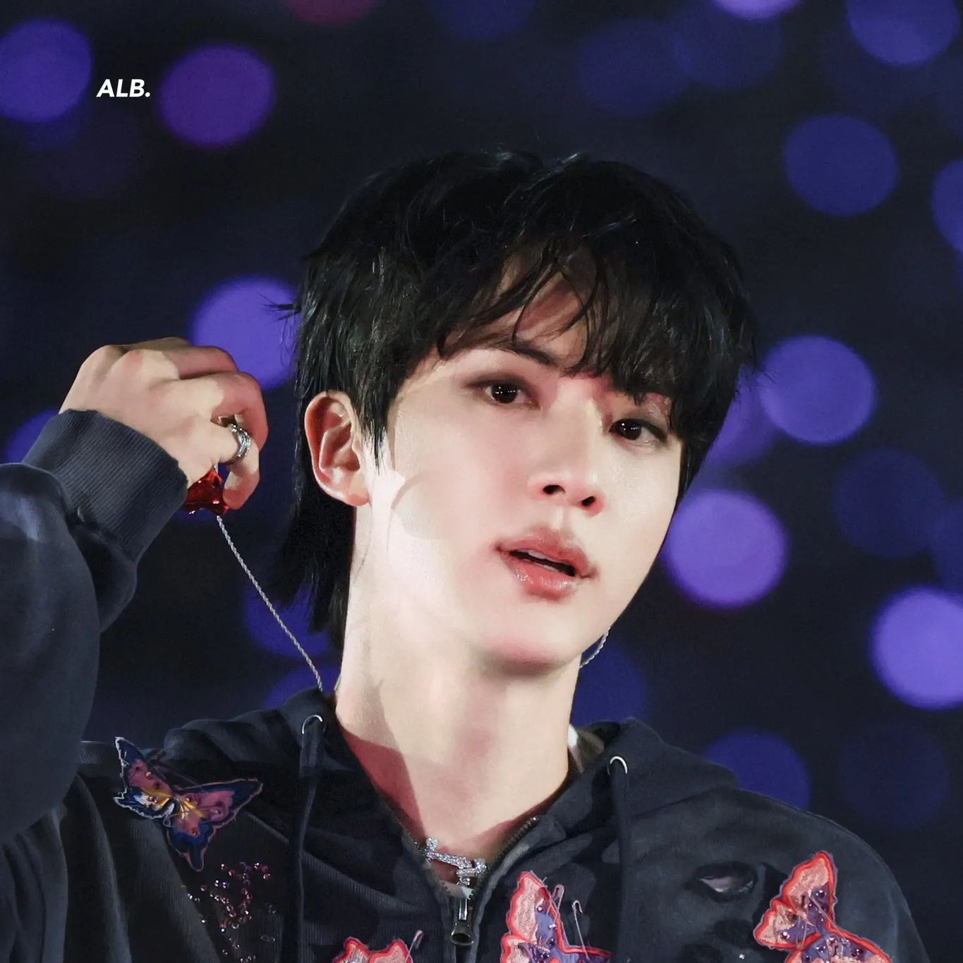 Recent activity shot of Jin (BTS)