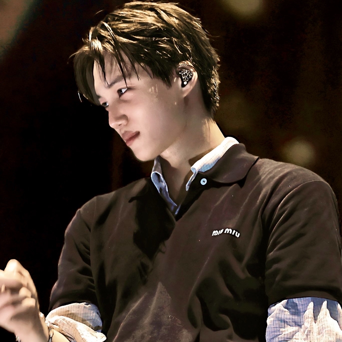 Momen yang diabadikan oleh penggemar Kai (EXO)