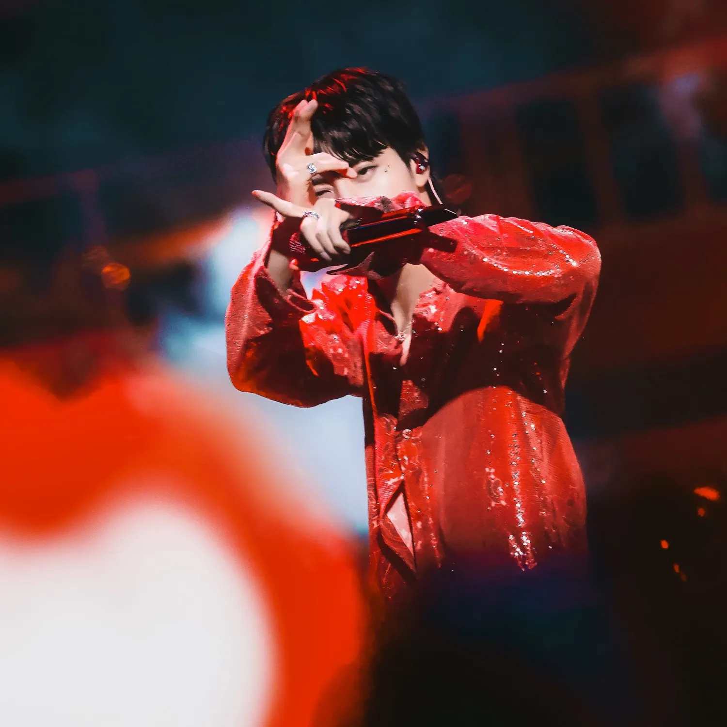 Recent activity shot of Jin (BTS)