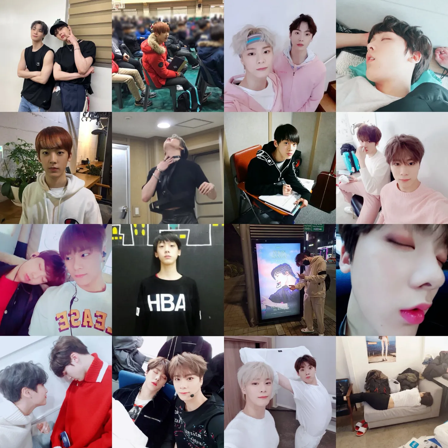 Recent activity shot of Moonbin (ASTRO)