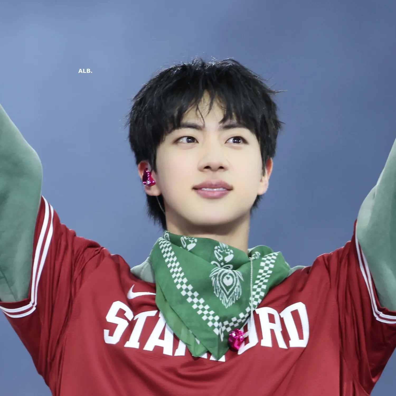 Recent activity shot of Jin (BTS)