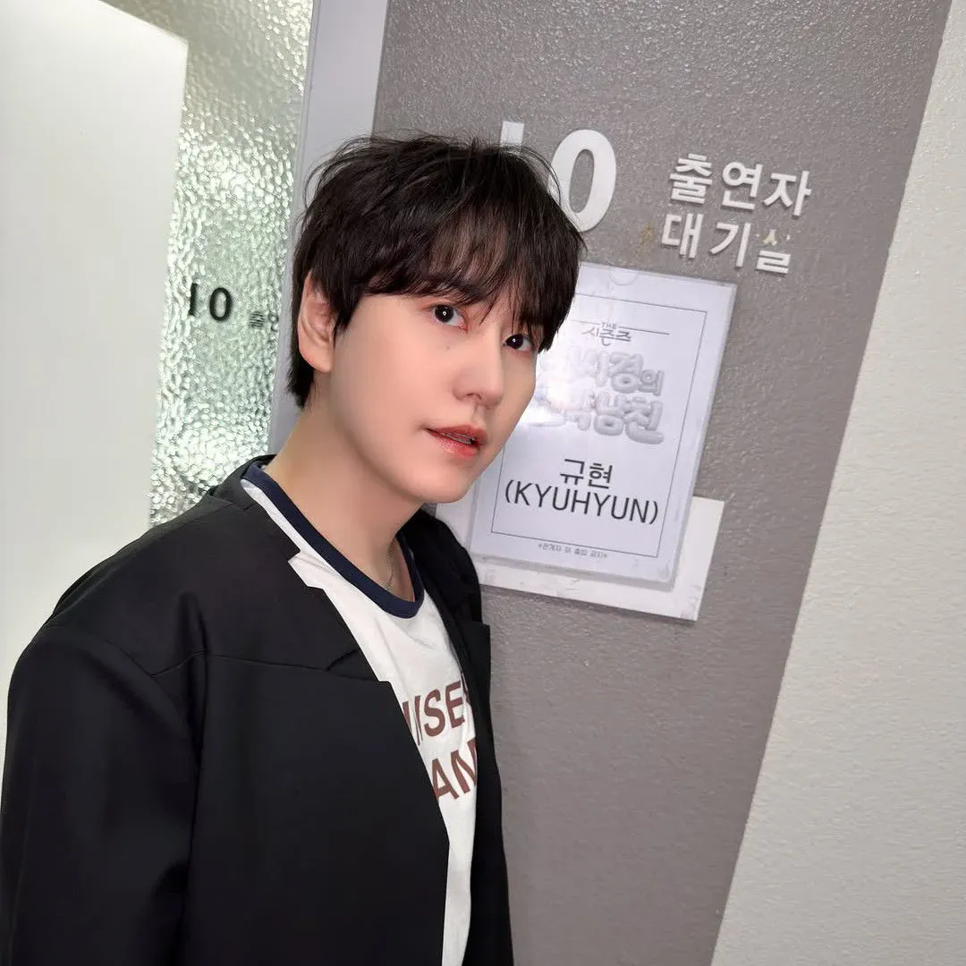 Behind-the-scenes cut of Kyuhyun (Super Junior)