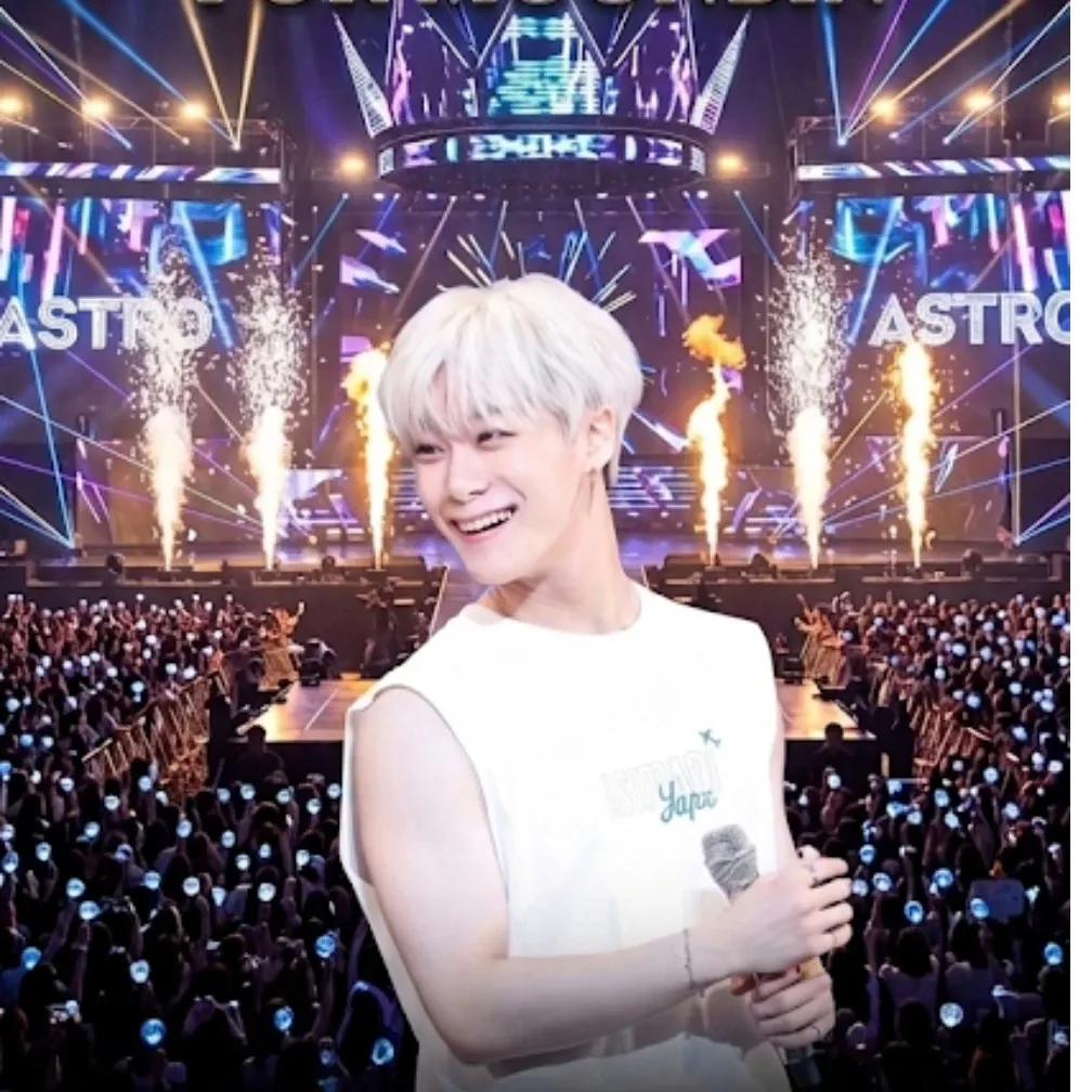 Recent activity shot of Moonbin (ASTRO)