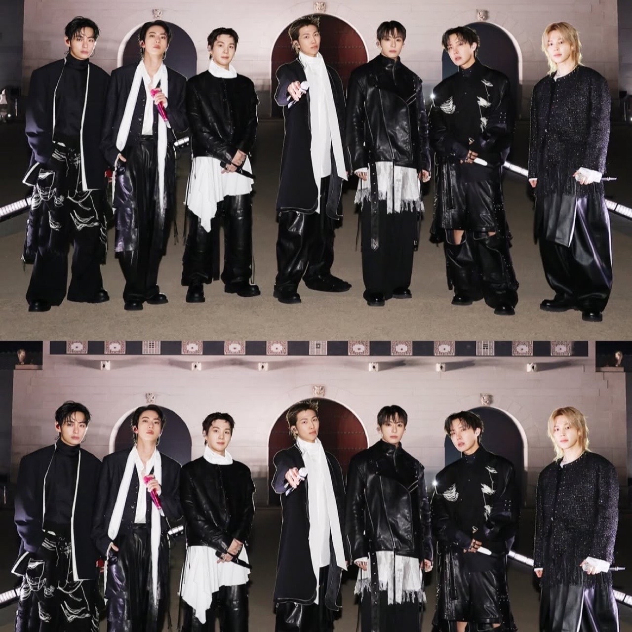 A moment captured by V (BTS)'s fan