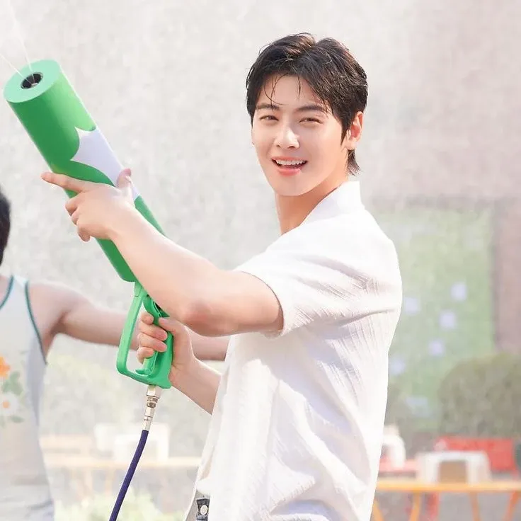 Recent activity shot of Eunwoo (ASTRO)