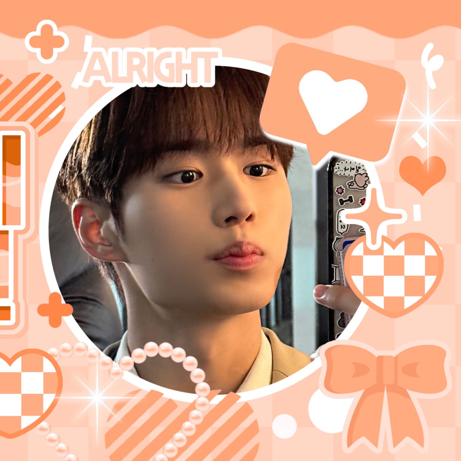 Recent activity shot of Kim Junseo (ALPHA DRIVE ONE)