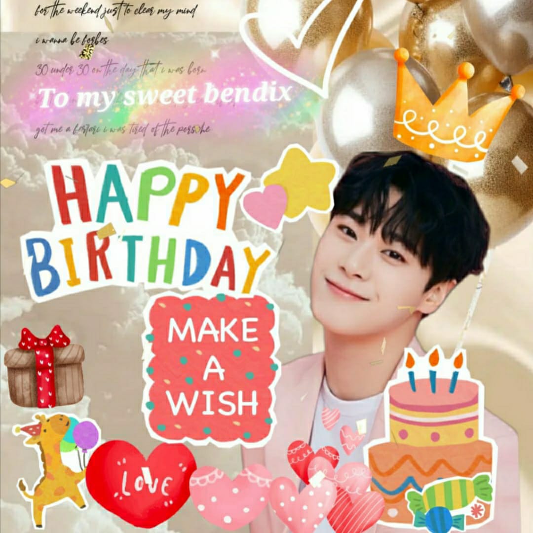 Recent activity shot of Moonbin (ASTRO)