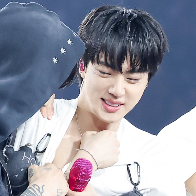 A moment captured by Jin (BTS)'s fan