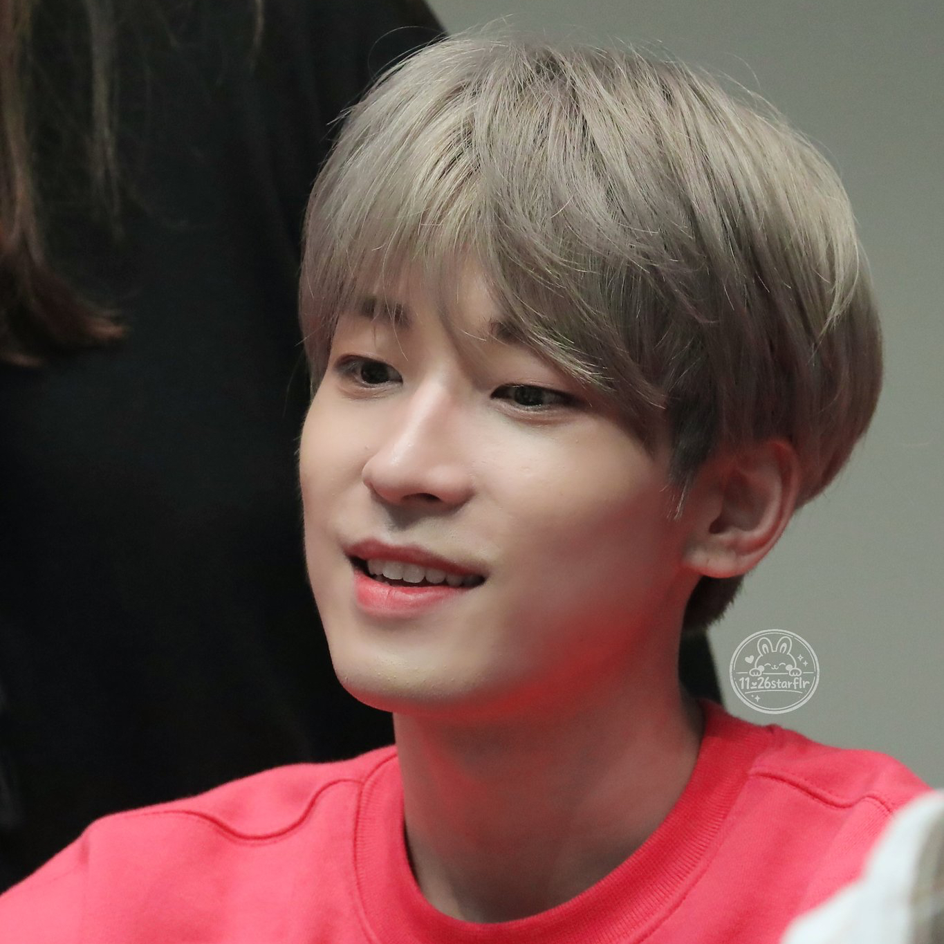 A moment captured by Wonwoo (SEVENTEEN)'s fan