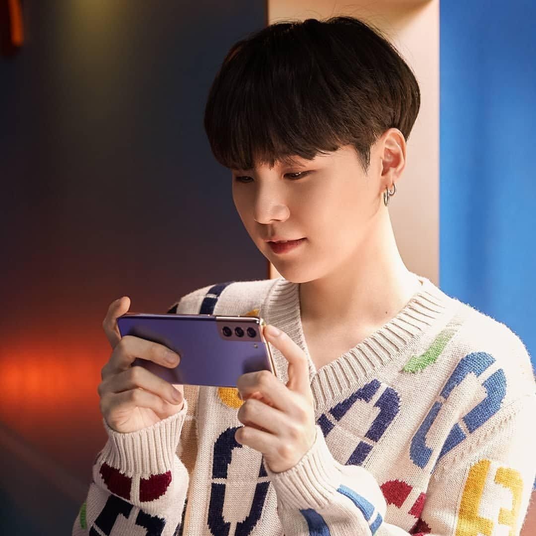 A moment captured by SUGA (BTS)'s fan