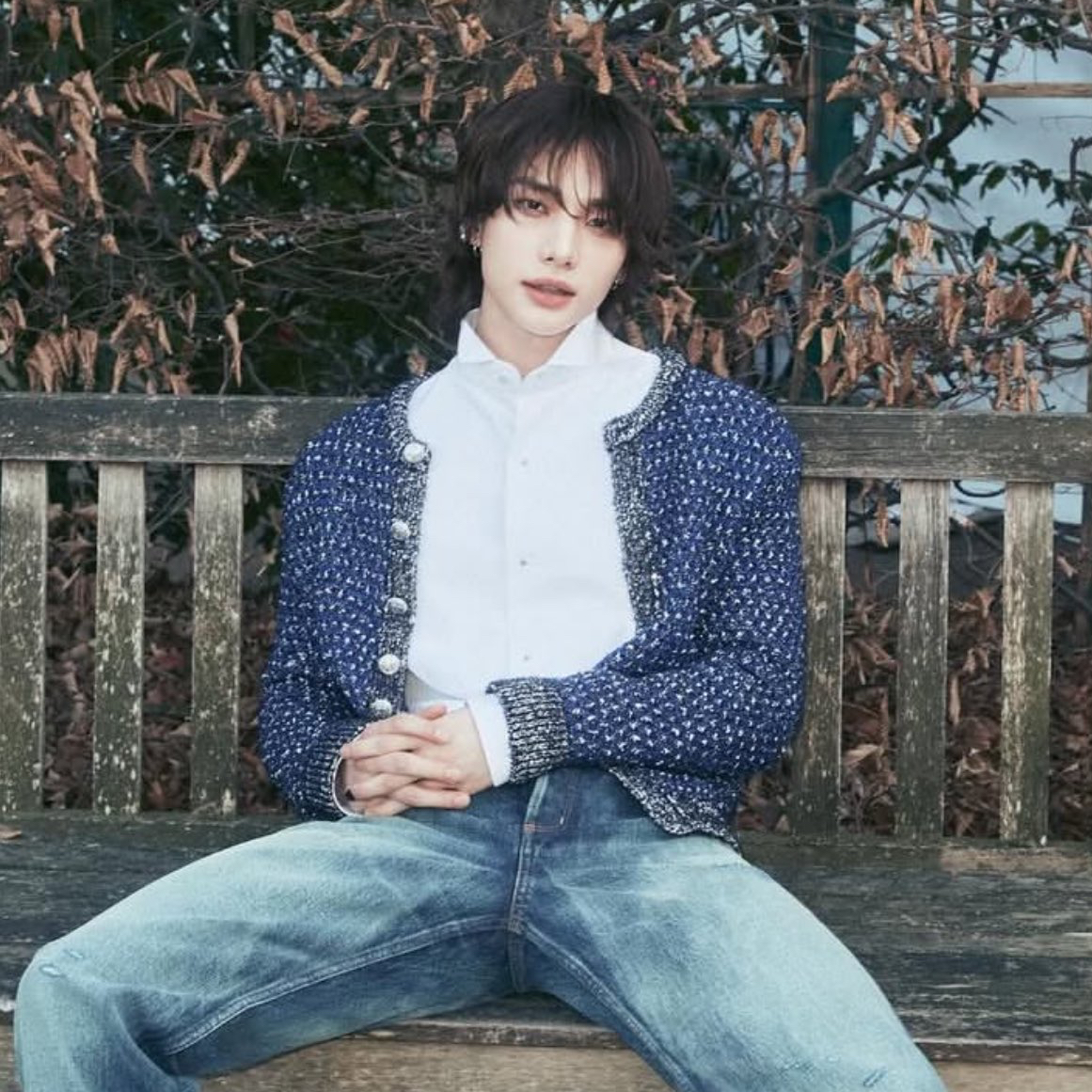 Recent activity shot of Hyunjin (Stray Kids)