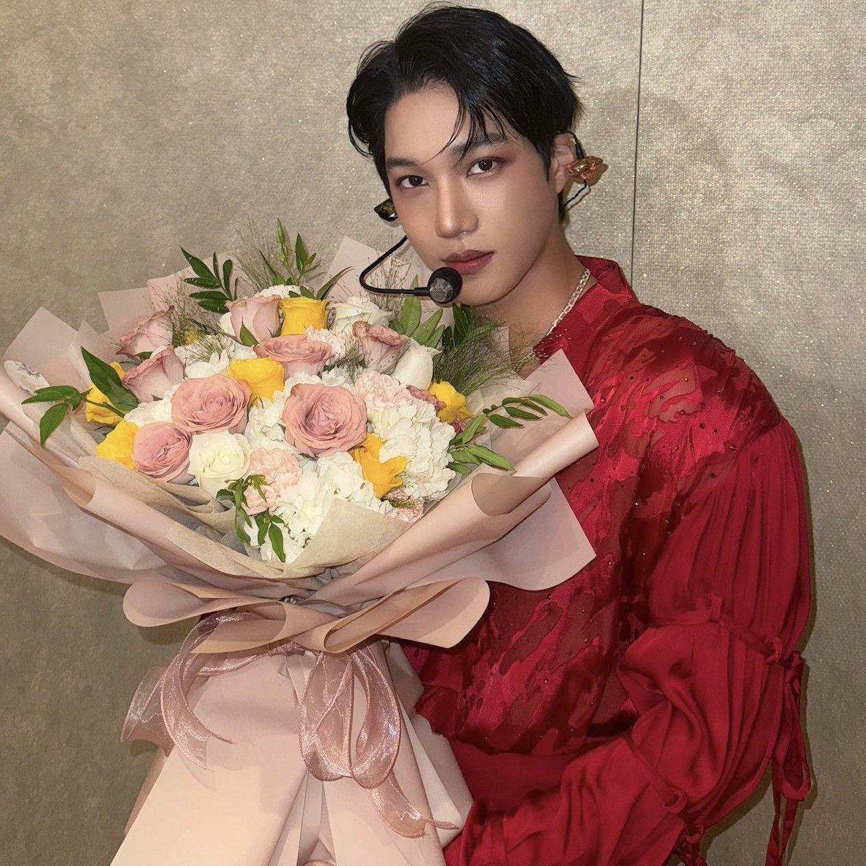 Momen yang diabadikan oleh penggemar Kai (EXO)