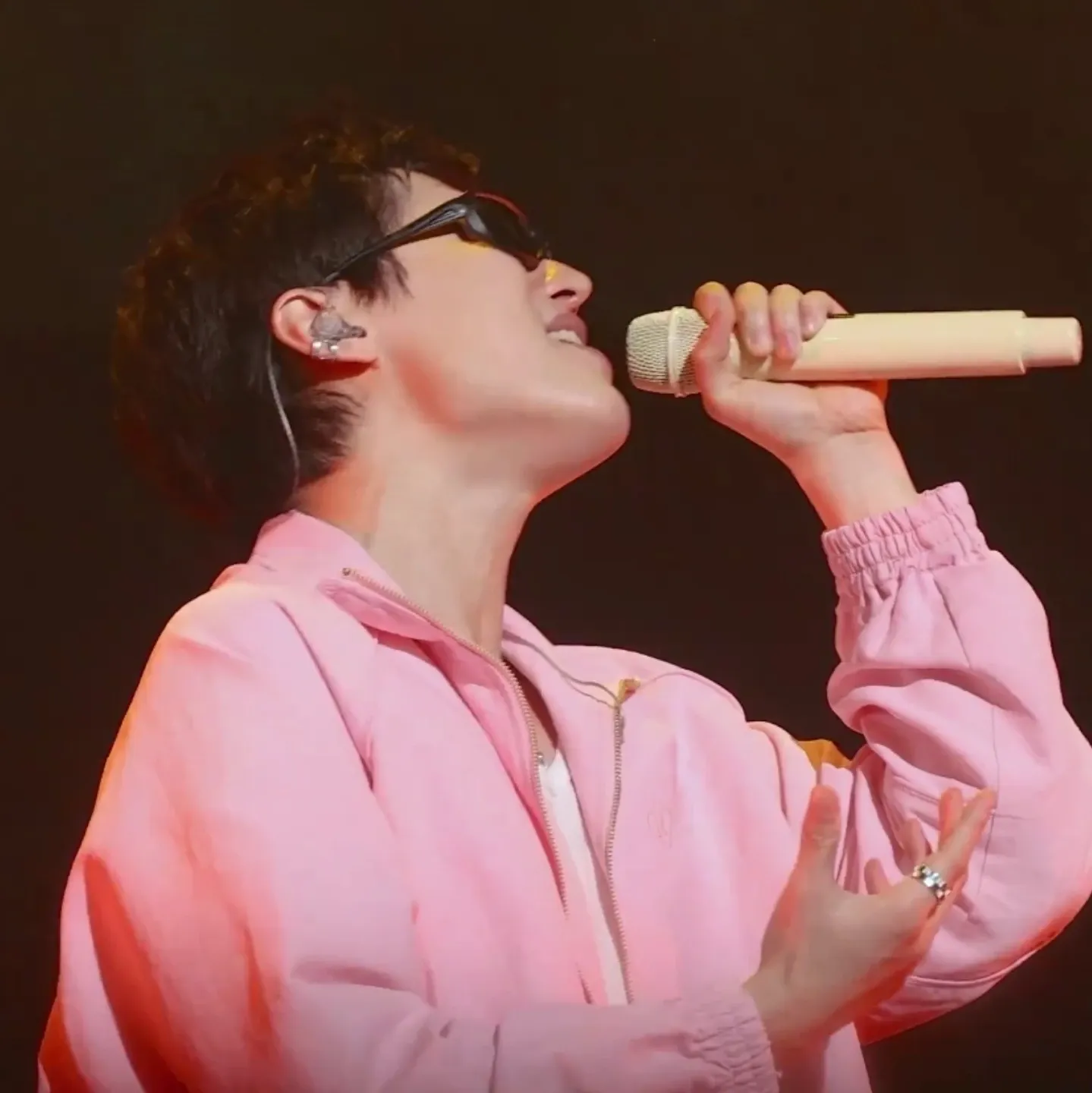 A moment captured by WOODZ's fan