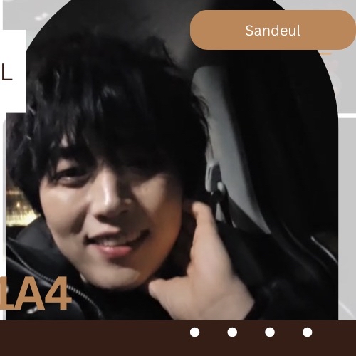 Recent activity shot of Sandeul (B1A4)