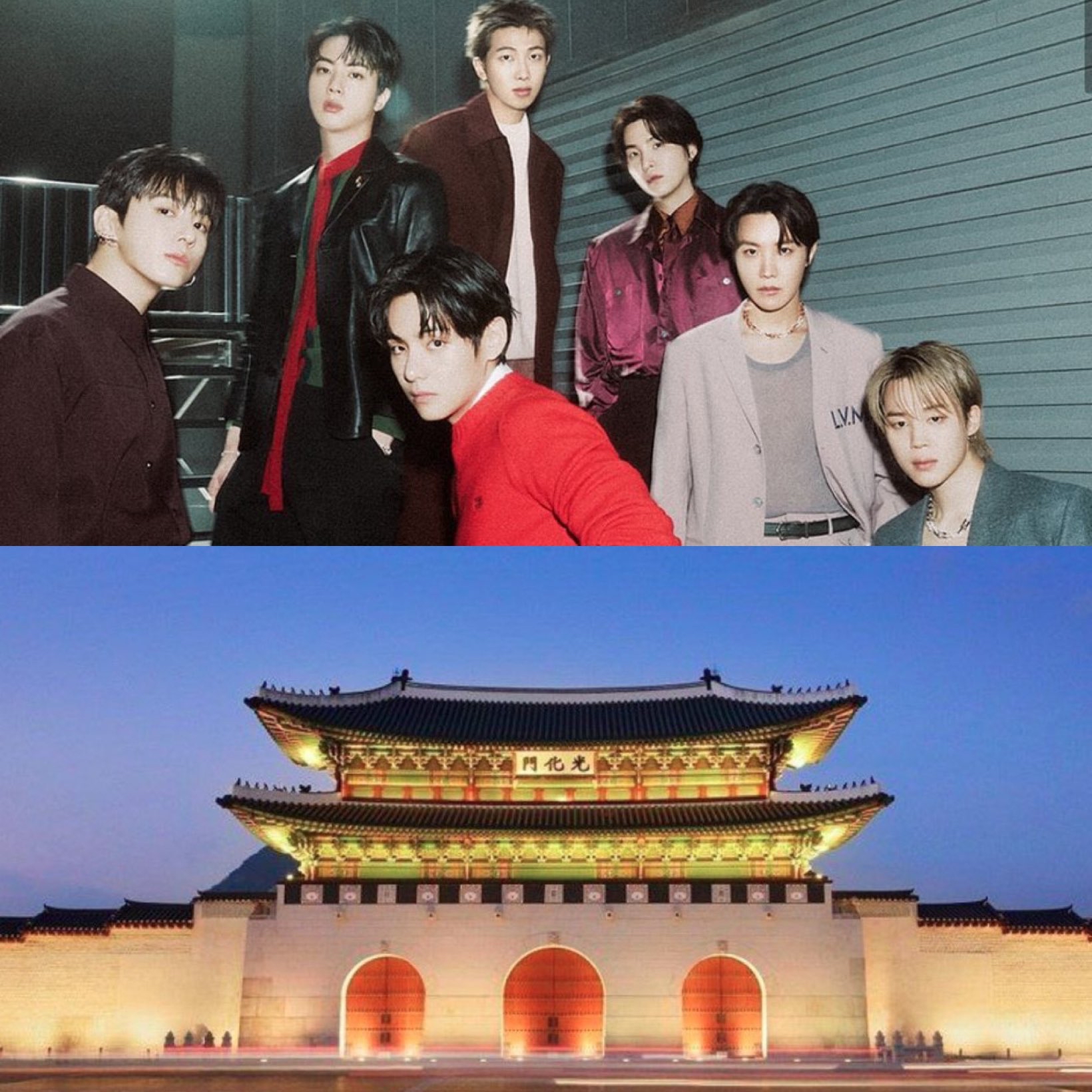 A moment captured by BTS's fan