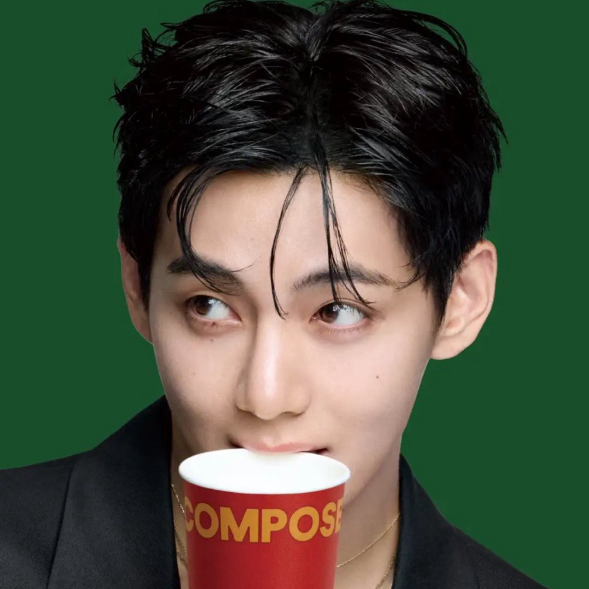 A moment captured by V (BTS)'s fan