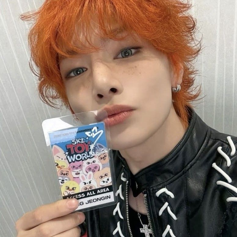 A moment captured by Stray Kids's fan