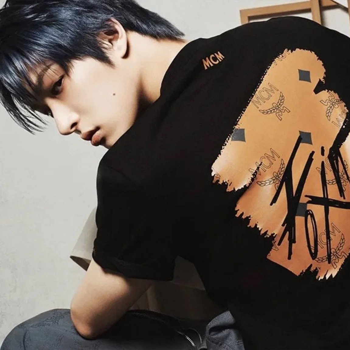 Recent activity shot of Mingi (ATEEZ)