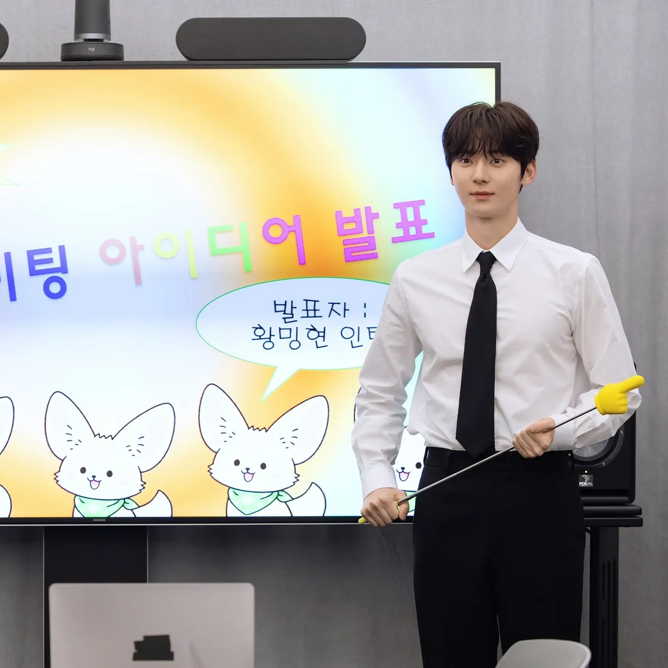 黃旼炫粉絲拍下的瞬間