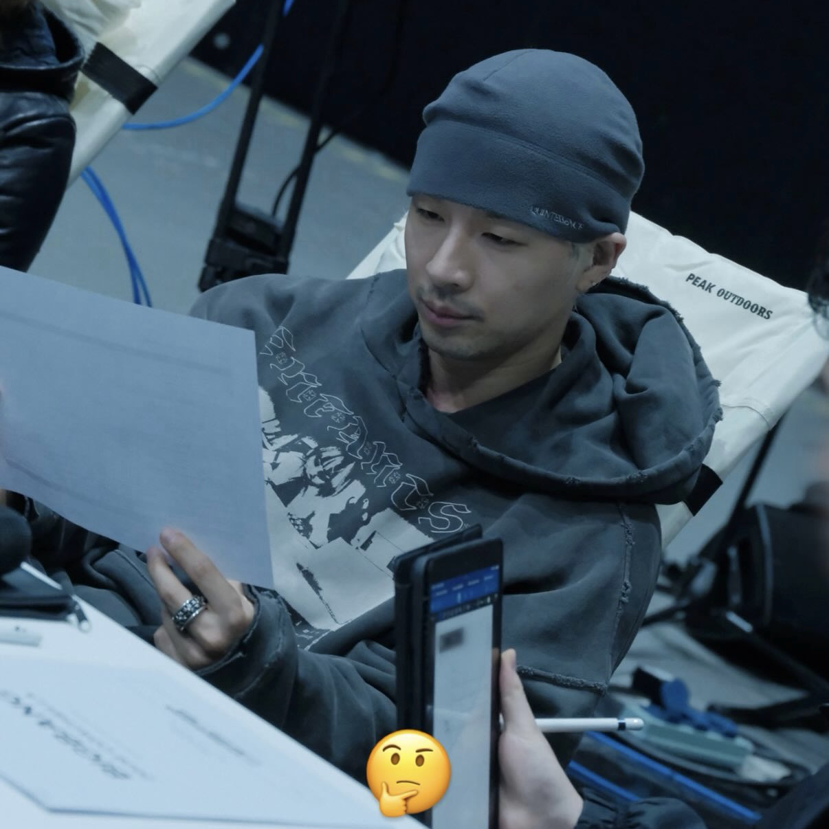 A moment captured by Taeyang (BIGBANG)'s fan