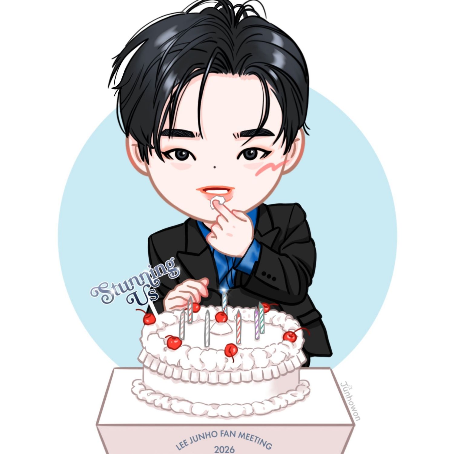 Recent activity shot of Junho (2PM)