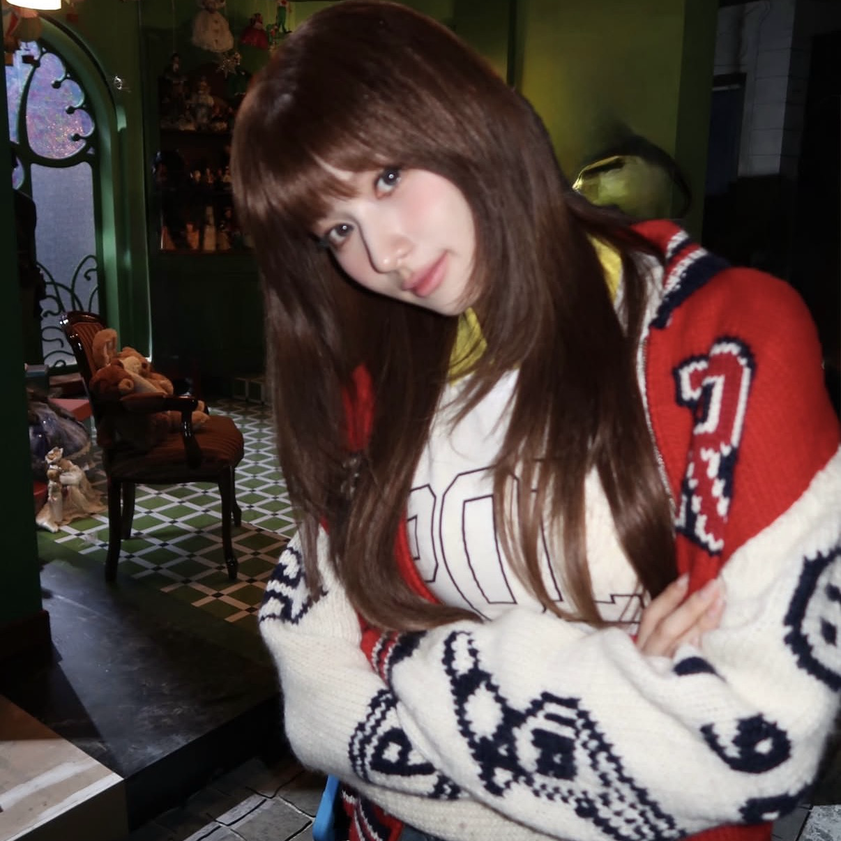 サナ (TWICE)の舞台裏ショット